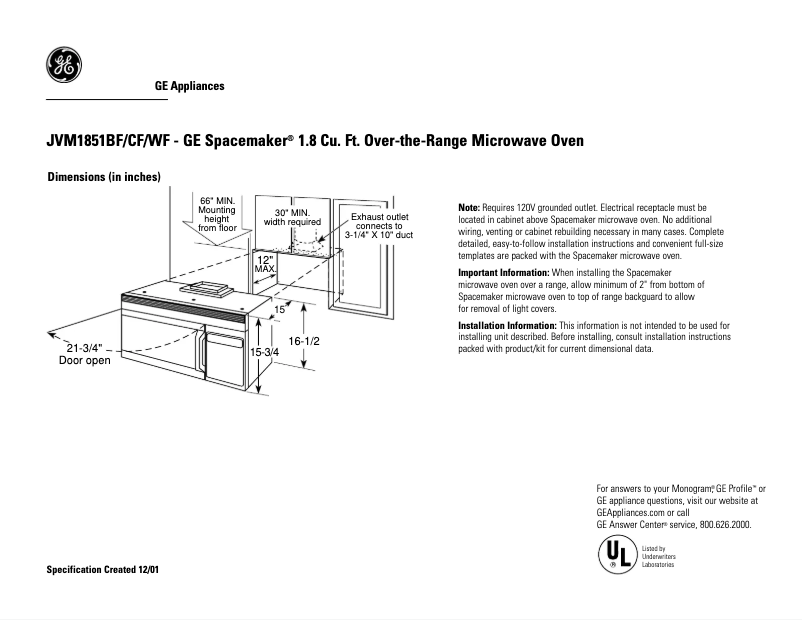 Image de la première page du manuel de l'appareil JVM1851CF