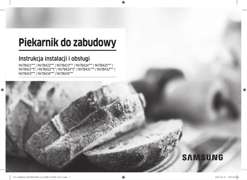 Page 1 de la notice Manuel utilisateur Samsung NV7B4345VAS