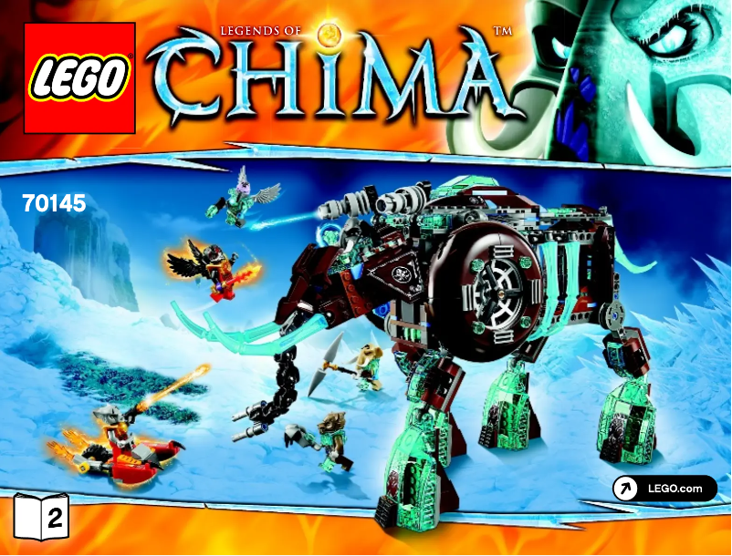 Page 1 de la notice Manuel utilisateur Lego Chima 70145