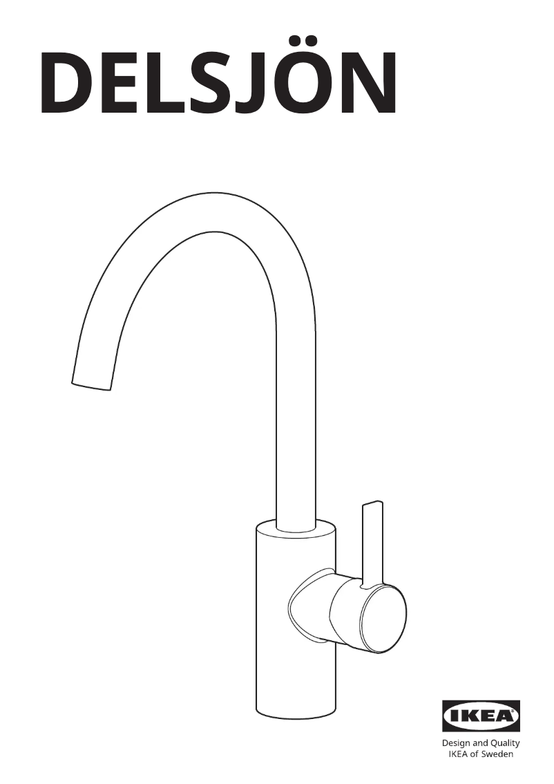 Image de la première page du manuel de l'appareil DELSJÖN 304.956.03