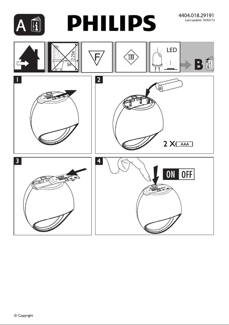 Page 1 de la notice Manuel utilisateur Philips Accents 310073186