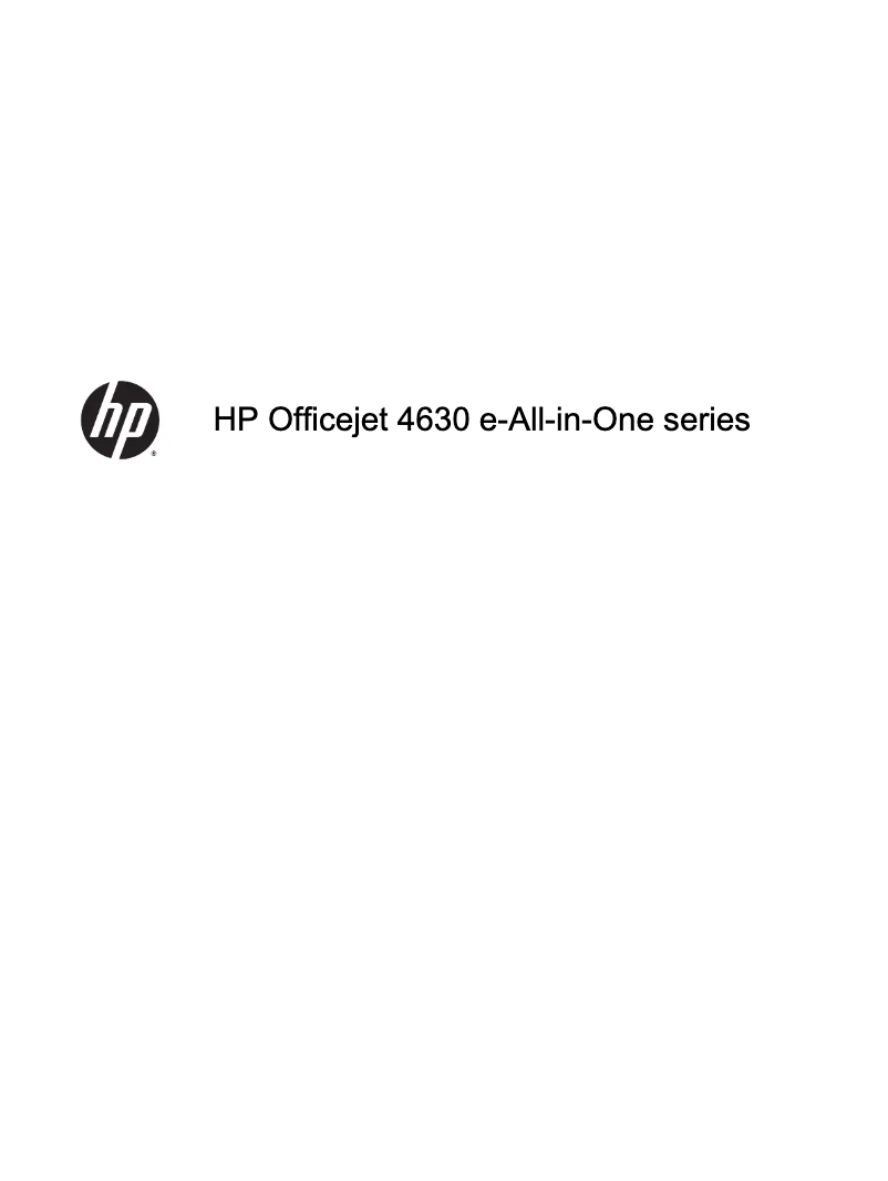 Page 1 de la notice Manuel utilisateur HP OfficeJet 4636