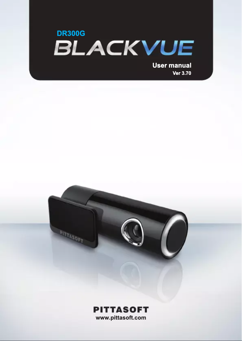 Page 1 de la notice Manuel utilisateur BlackVue DR300G