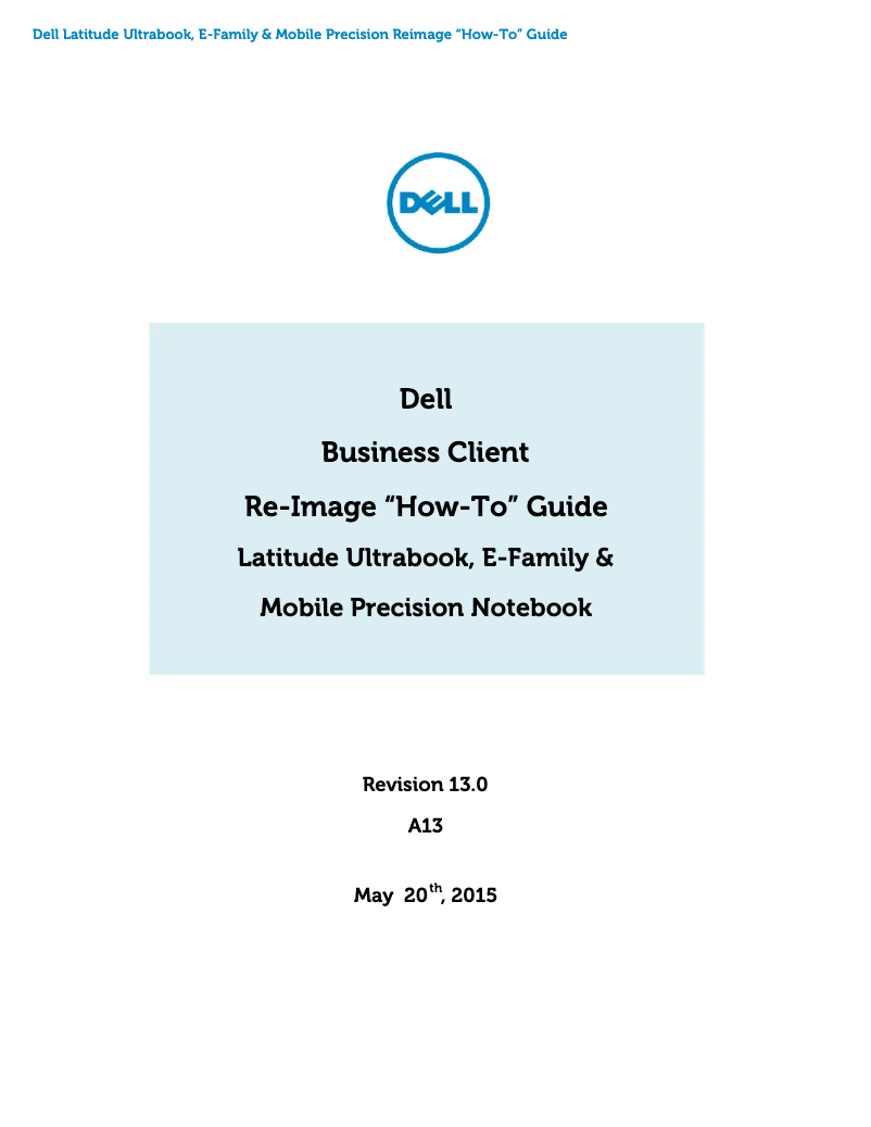 Página 1 del manual Guía de instalación Dell Latitude E4310