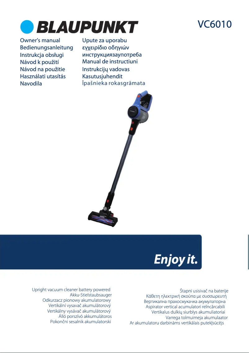 Image de la première page du manuel de l'appareil VC6010