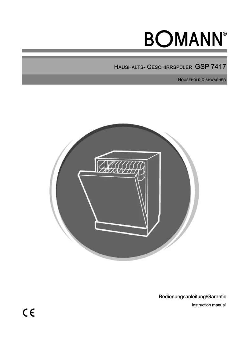 Page 1 de la notice Mode d'emploi Bomann GSP 7417