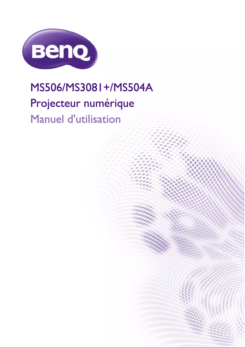 Image de la première page du manuel de l'appareil MS506