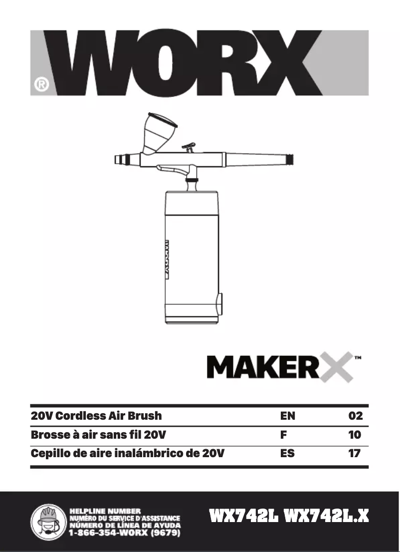 Page n°1 - Manuel utilisateur Worx WX742L.9
