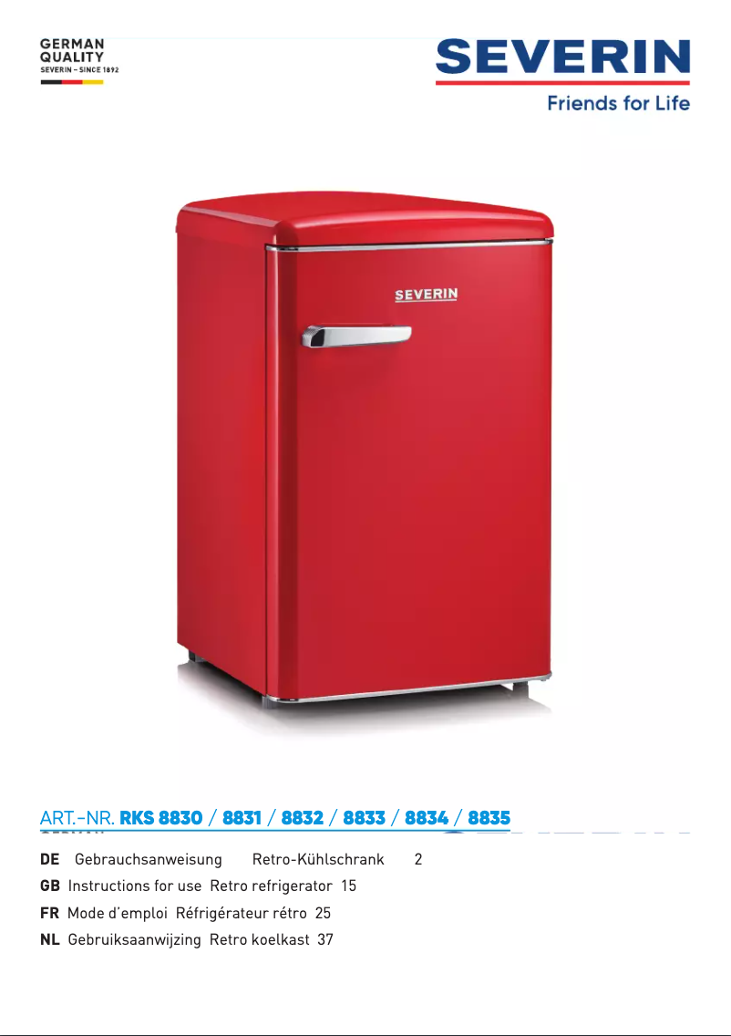 Image de la première page du manuel de l'appareil RKG 8831