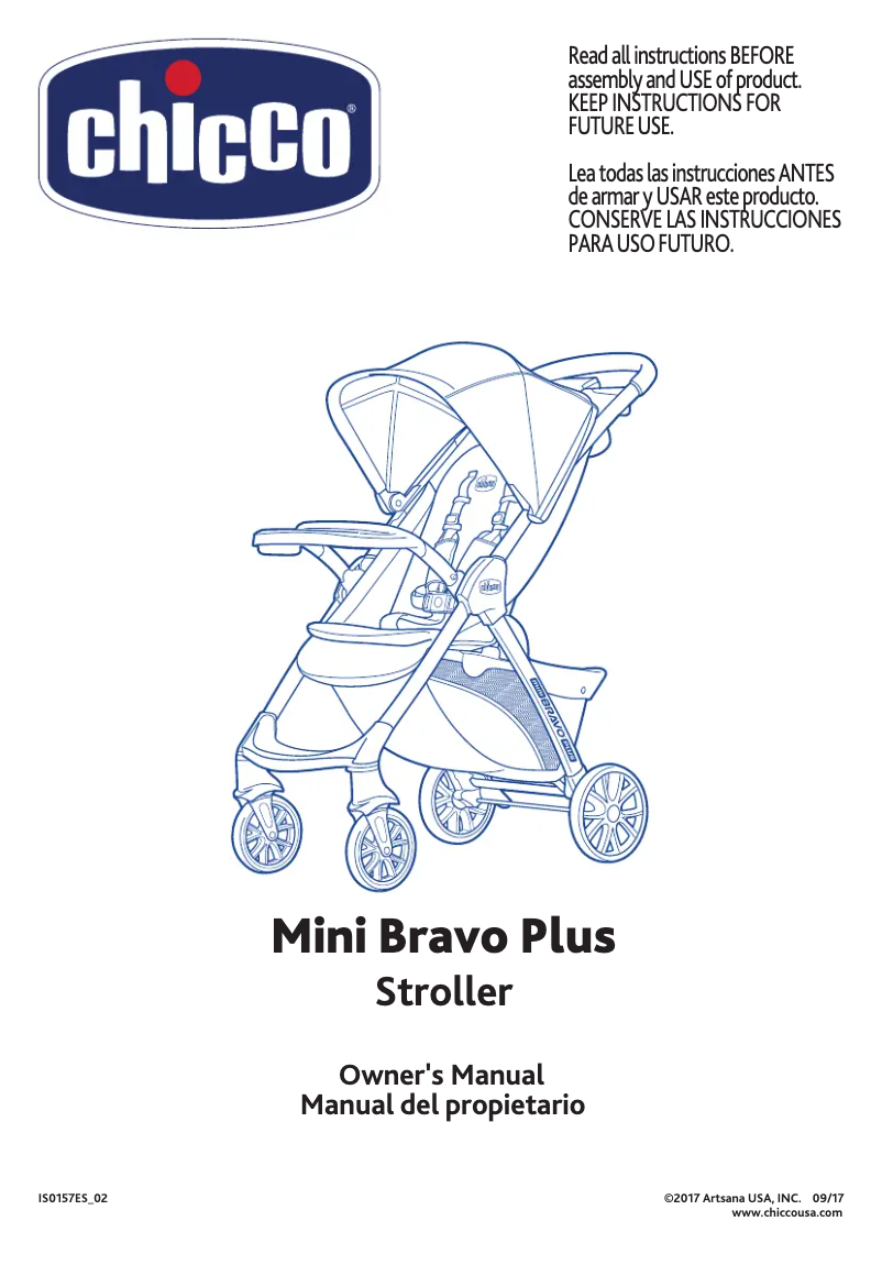 Page n°1 - Manuel utilisateur Chicco Mini Bravo Plus
