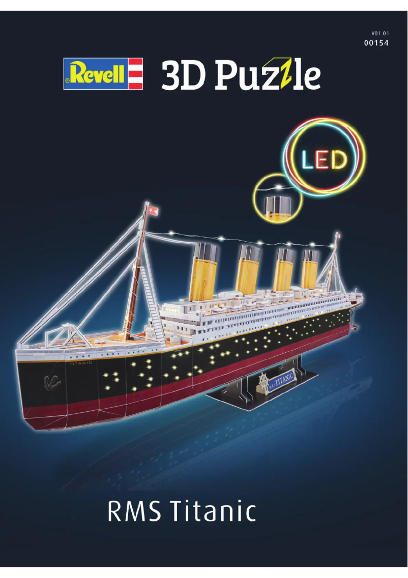 Page n°1 - Manuel utilisateur Revell R.M.S. Titanic