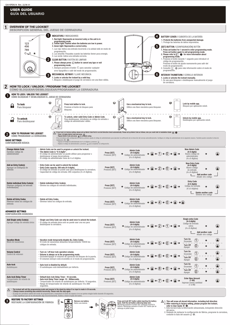 Página 1 del manual Manual de usuario Lorex LK100