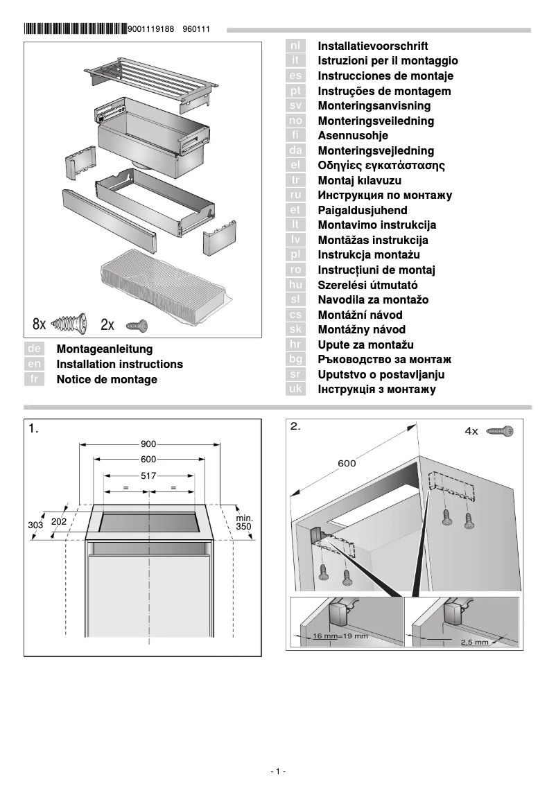 Imagen de la primera página del manual del dispositivo Z54TR60X0