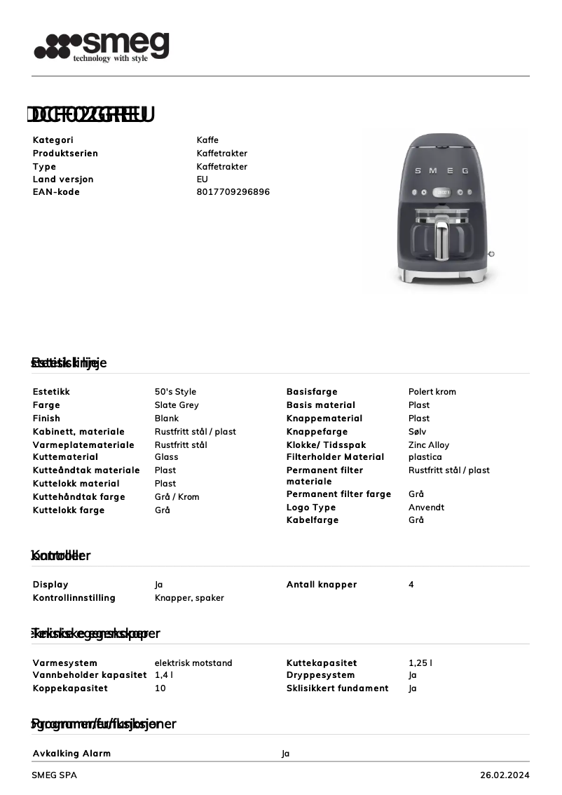 Image de la première page du manuel de l'appareil DCF01