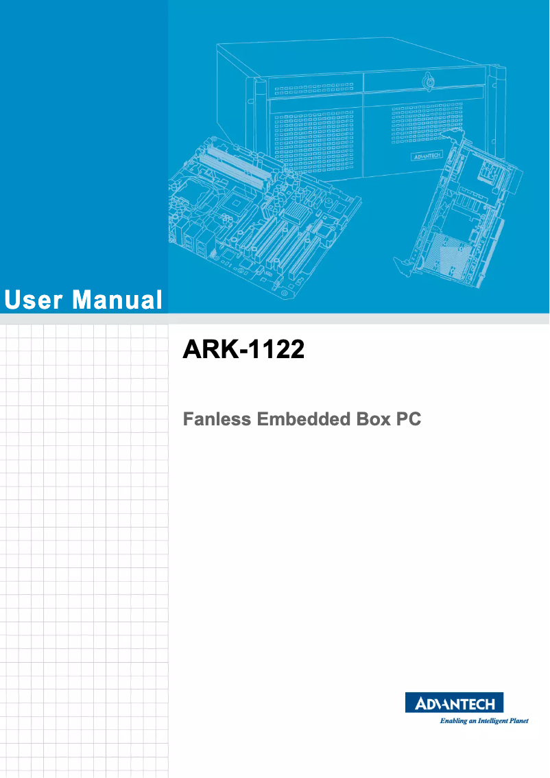 Page n°1 - Manuel utilisateur Advantech ARK-1122