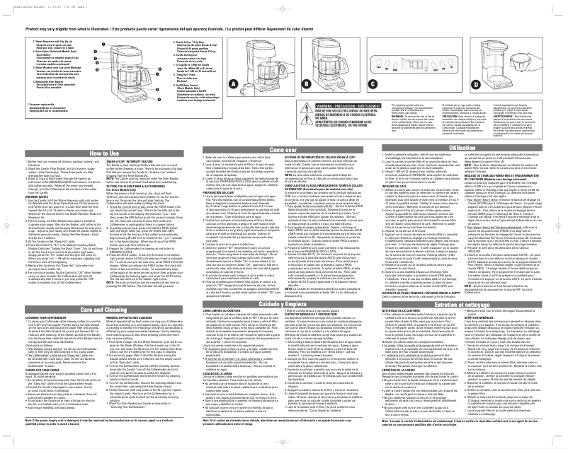 First page image of the manual for DCM1250