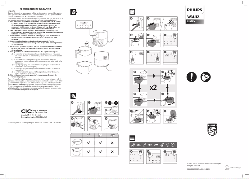 Page 1 of the manual User Manual Philips Walita Essential RI9280