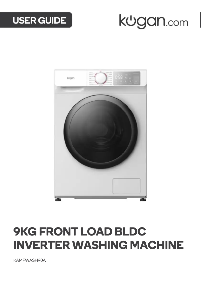 Image de la première page du manuel de l'appareil KAMFWASH90A