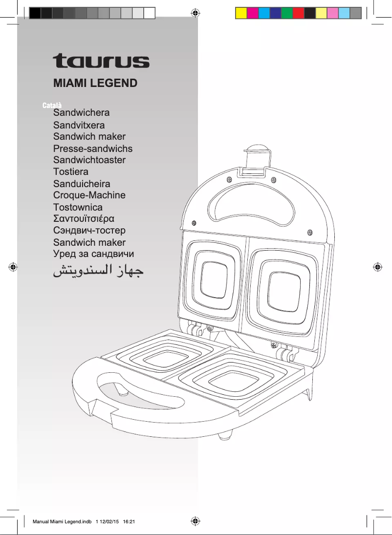 Page 1 de la notice Manuel utilisateur Taurus Miami Legend