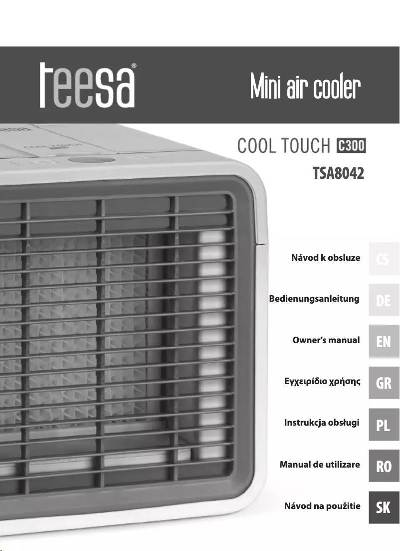 Page 1 de la notice Manuel utilisateur Teesa Cool Touch C300 TSA8042