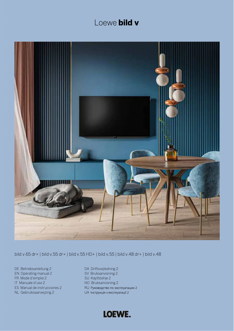 Page n°1 - Manuel utilisateur Loewe Bild v.65