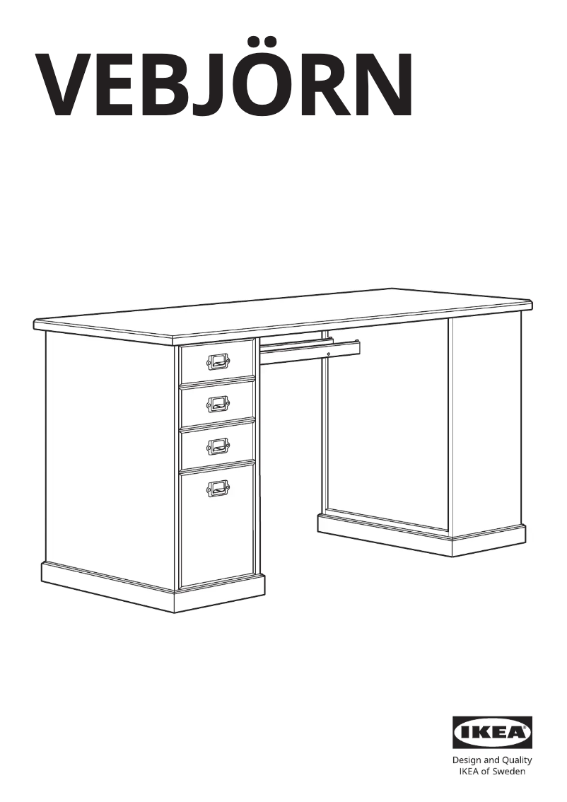 Image de la première page du manuel de l'appareil VEBJÖRN 404.608.39