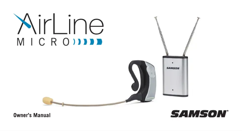 Page 1 de la notice Manuel utilisateur Samson AirLine Micro AR2