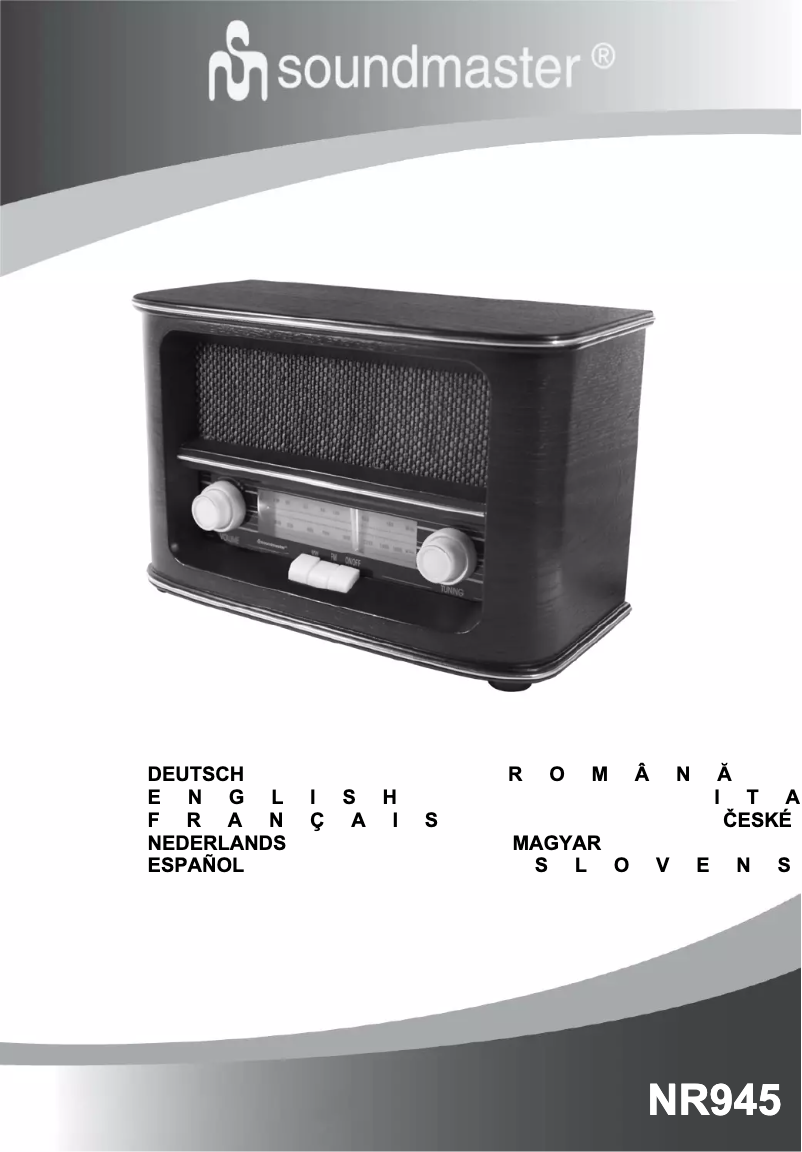 Image de la première page du manuel de l'appareil NR945