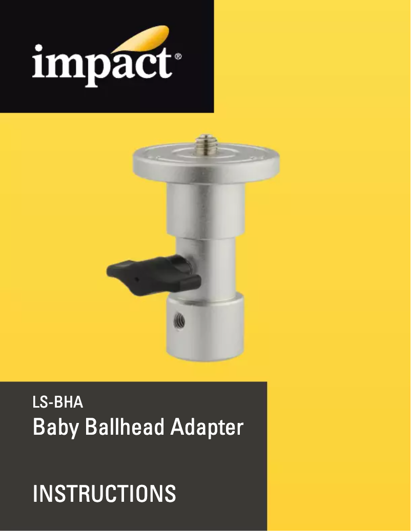 Image de la première page du manuel de l'appareil LS-BHA