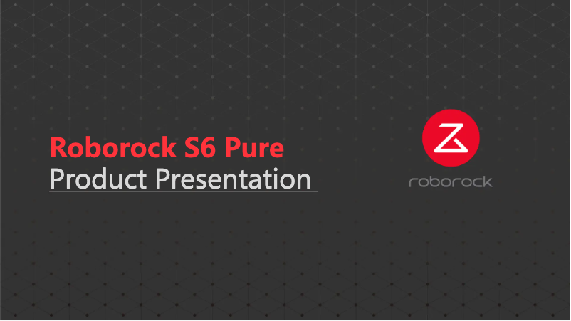 Page n°1 - Fiche technique Roborock S6 Pure