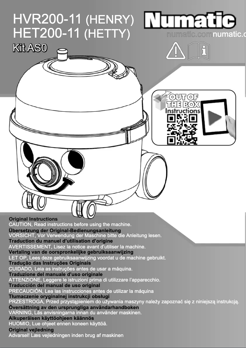 Imagen de la primera página del manual del dispositivo Hetty HET200