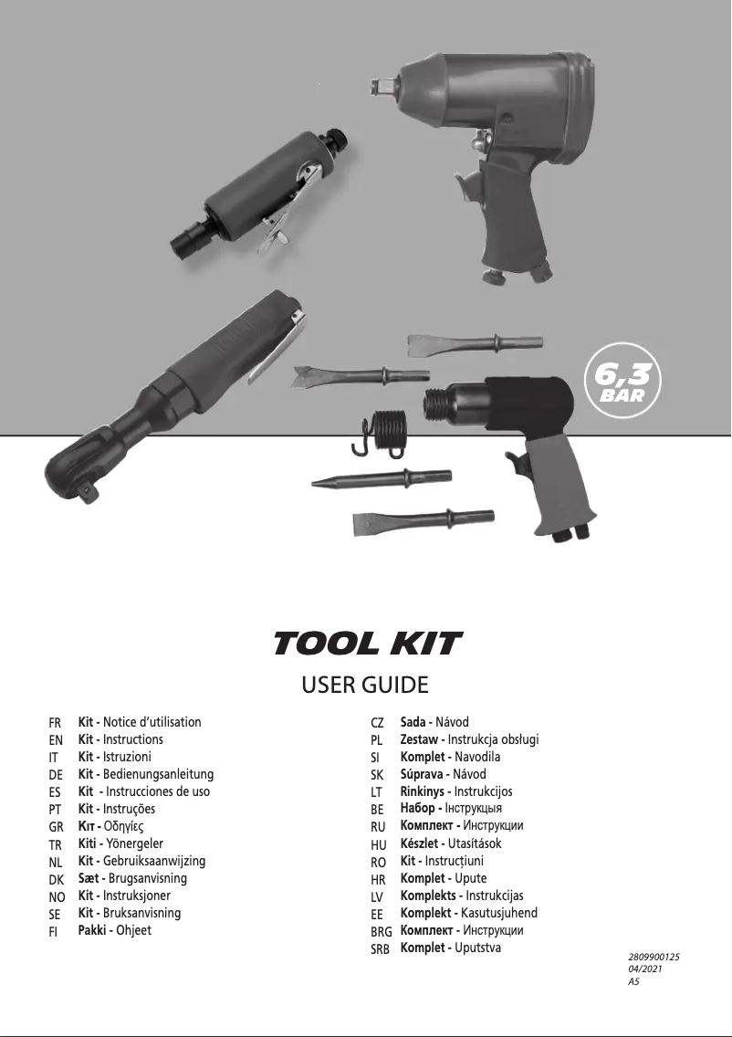 Page 1 de la notice Manuel utilisateur Abac G-852