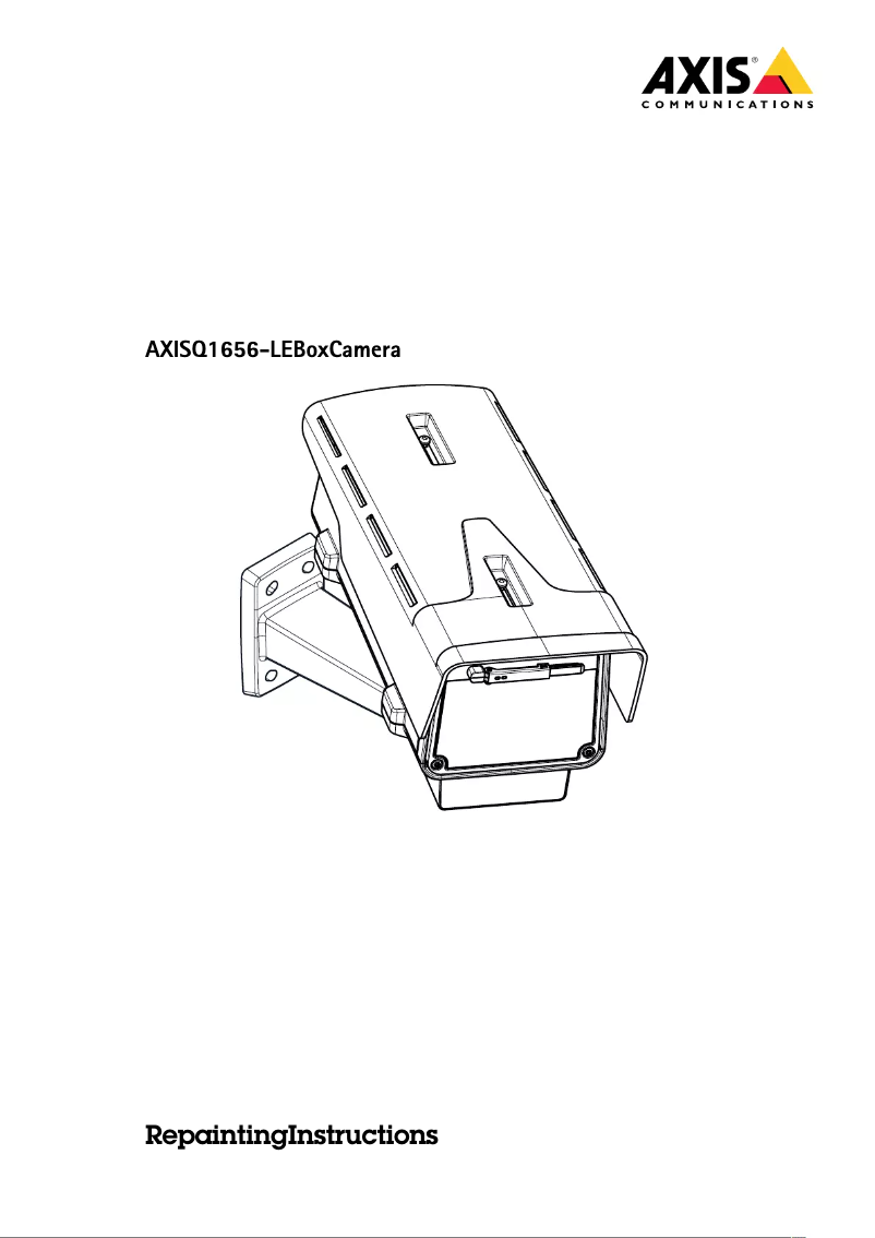 Page 1 de la notice Manuel utilisateur Axis Q1656-BLE