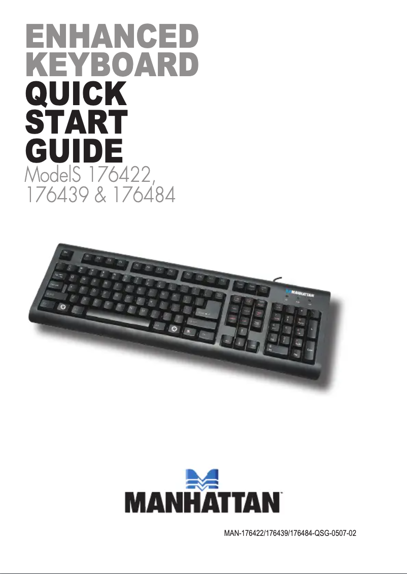 Page n°1 - Manuel utilisateur Manhattan Enhanced Keyboard 176484