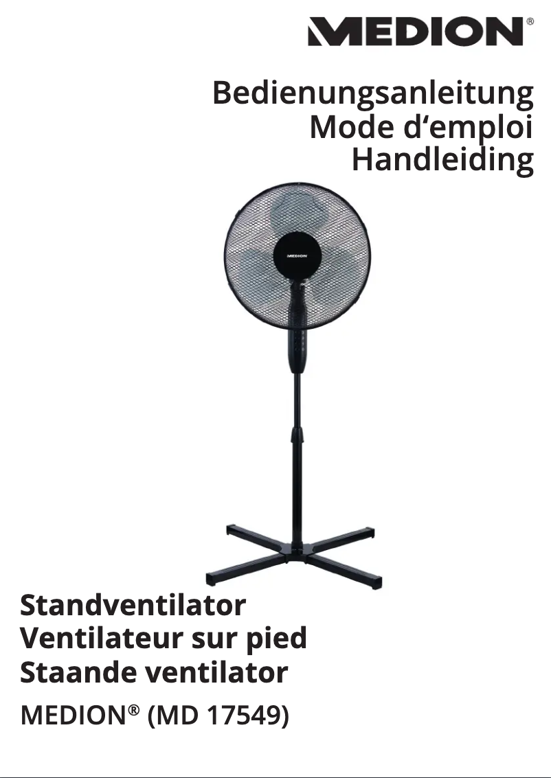 Image de la première page du manuel de l'appareil MD 17549