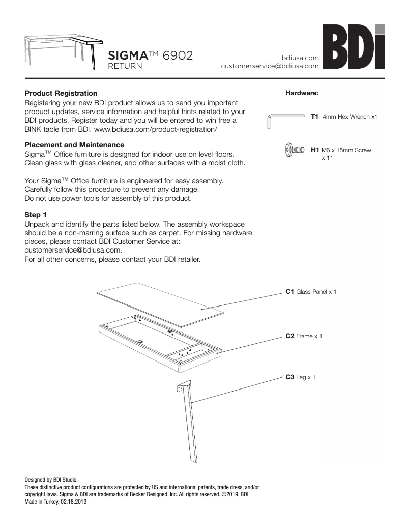 Image de la première page du manuel de l'appareil Sigma 6902