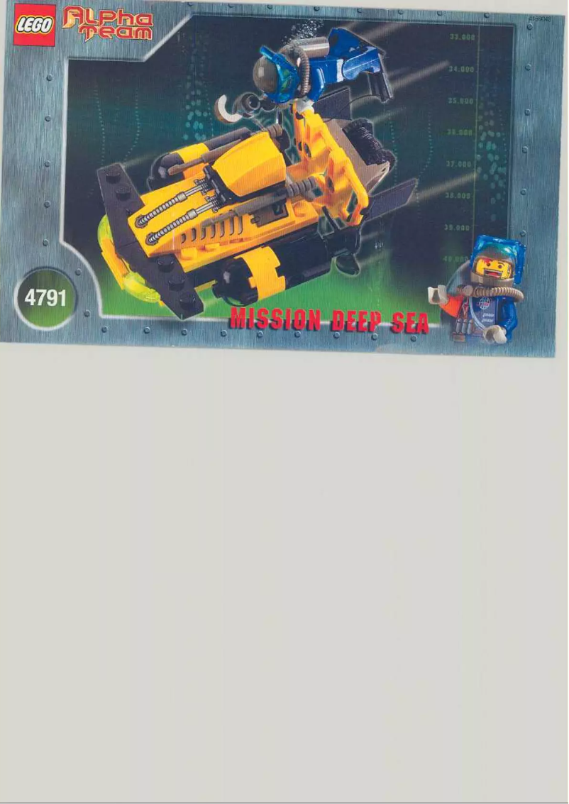 Image de la première page du manuel de l'appareil Alpha Team 4791