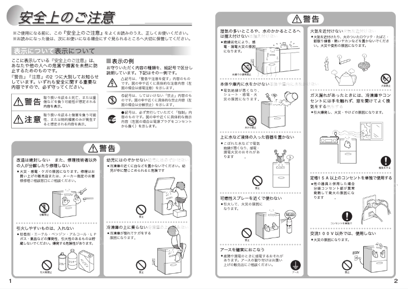 Image de la première page du manuel de l'appareil JF-ND110A