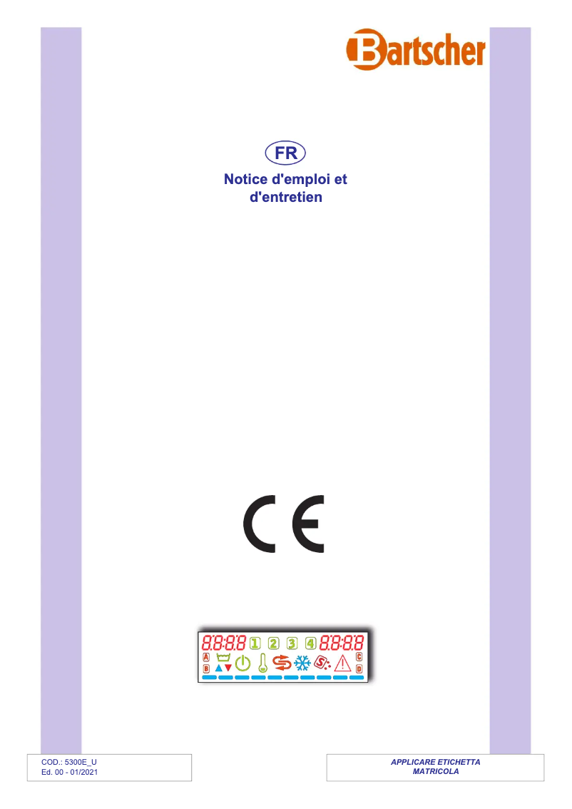 Image de la première page du manuel de l'appareil US PPlus500 LPR