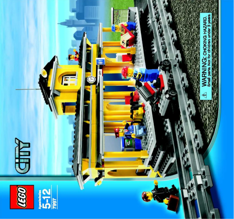 Page 1 de la notice Manuel utilisateur Lego City Trains 7997