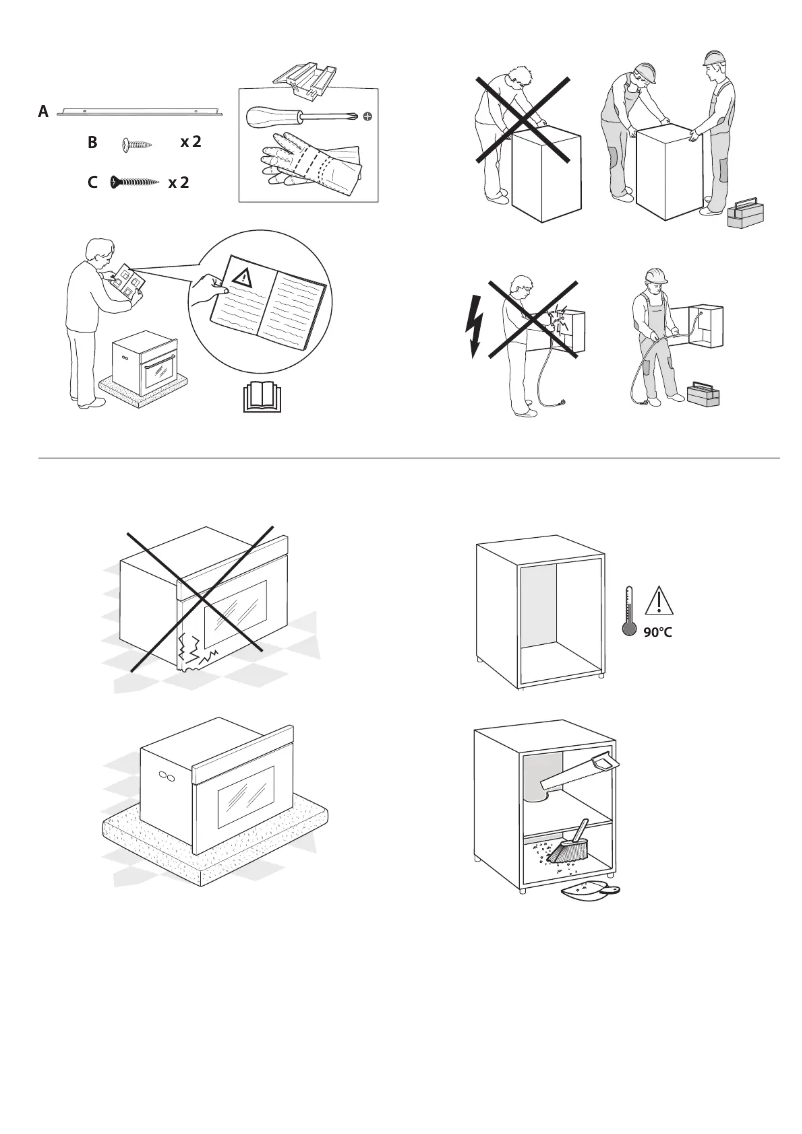 Page n°1 - Instructions de sécurité Bauknecht ECSK11 F845