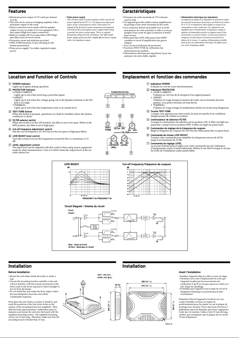 Image de la première page du manuel de l'appareil XM-754SX