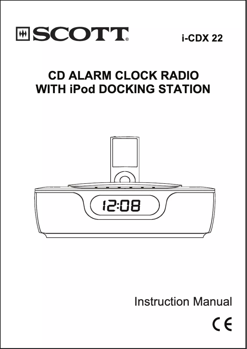 Imagen de la primera página del manual del dispositivo i-CDX 22