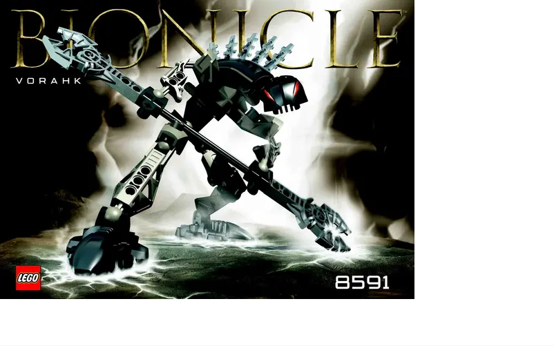 Page n°1 - Manuel utilisateur Lego Bionicle 8591