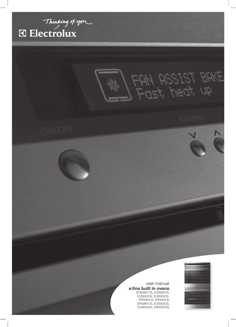 Image de la première page du manuel de l'appareil EPEE63CK