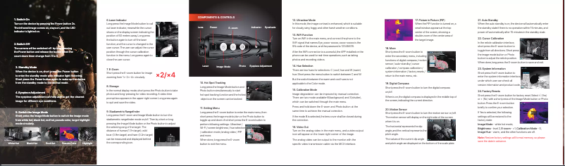 Page n°1 - Manuel utilisateur InfiRay Eye II E3 Plus