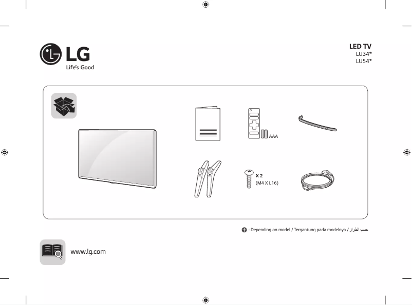 Página 1 del manual Manual de usuario LG 32LU540H