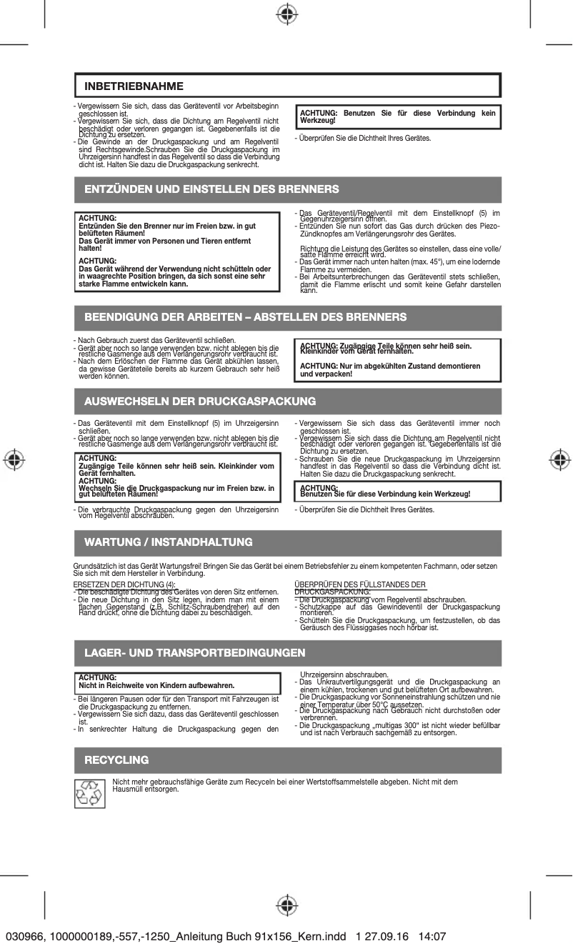 Page 1 de la notice Manuel utilisateur Rothenberger CMR30966