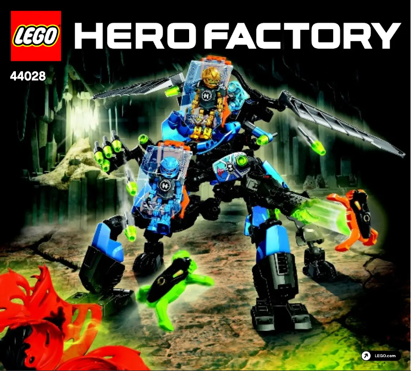 Image de la première page du manuel de l'appareil Hero Factory 44028