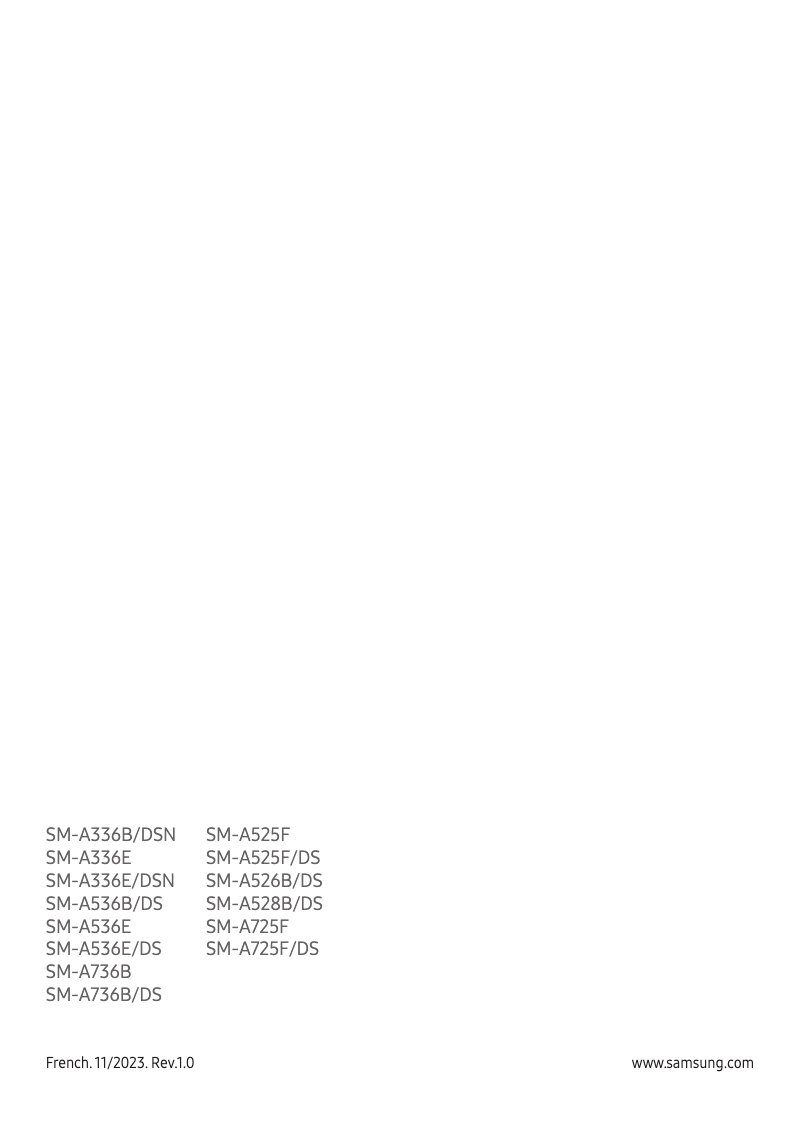 Página 1 del manual Manual de usuario Samsung Galaxy A33 5G